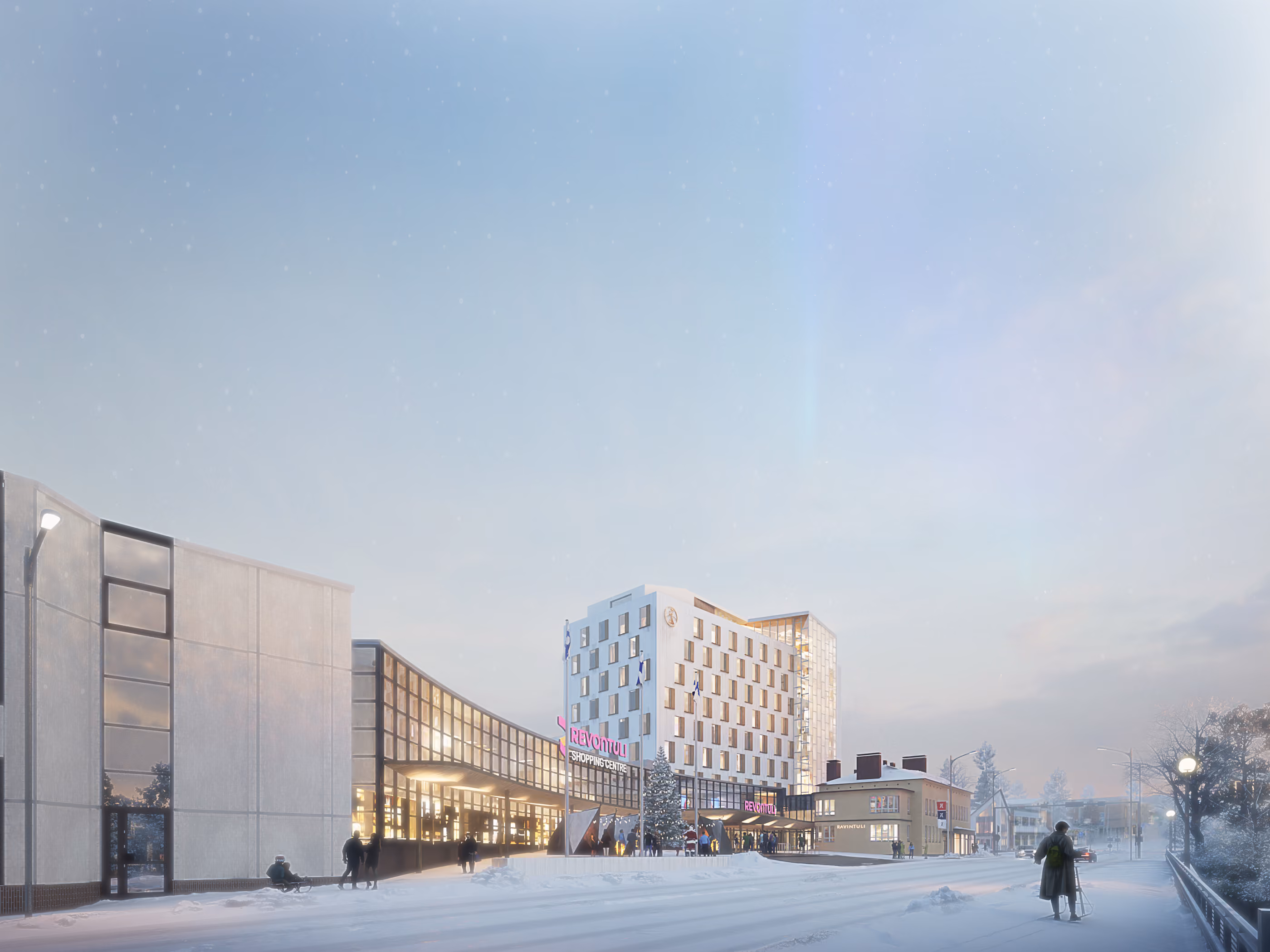 Revontulen kauppakeskuksen laajennus